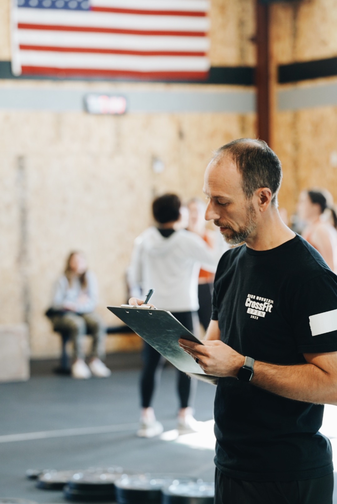Personal training coaching session at High Mountain CrossFit Cedar City