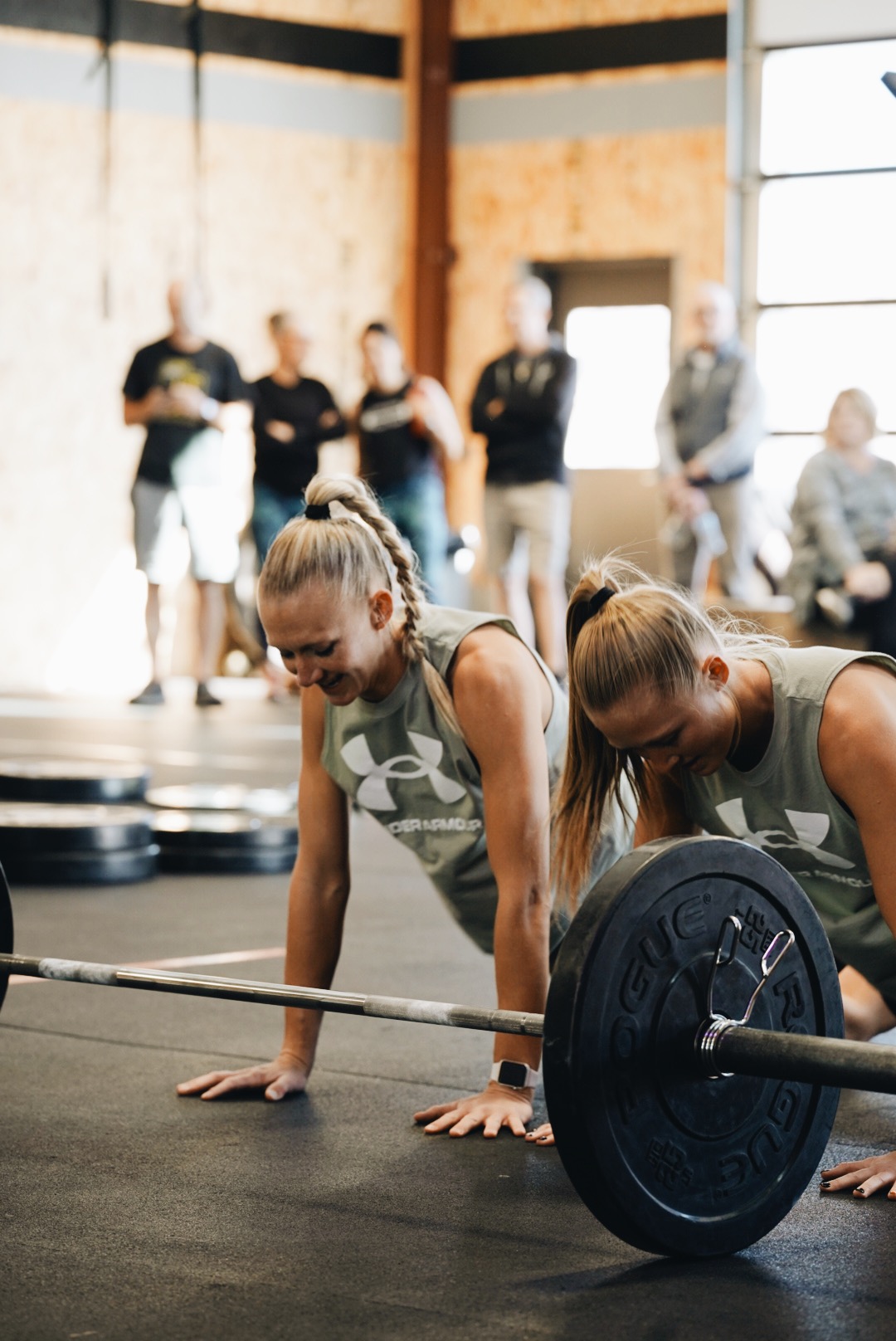 Group training class at High Mountain CrossFit in Cedar City Utah